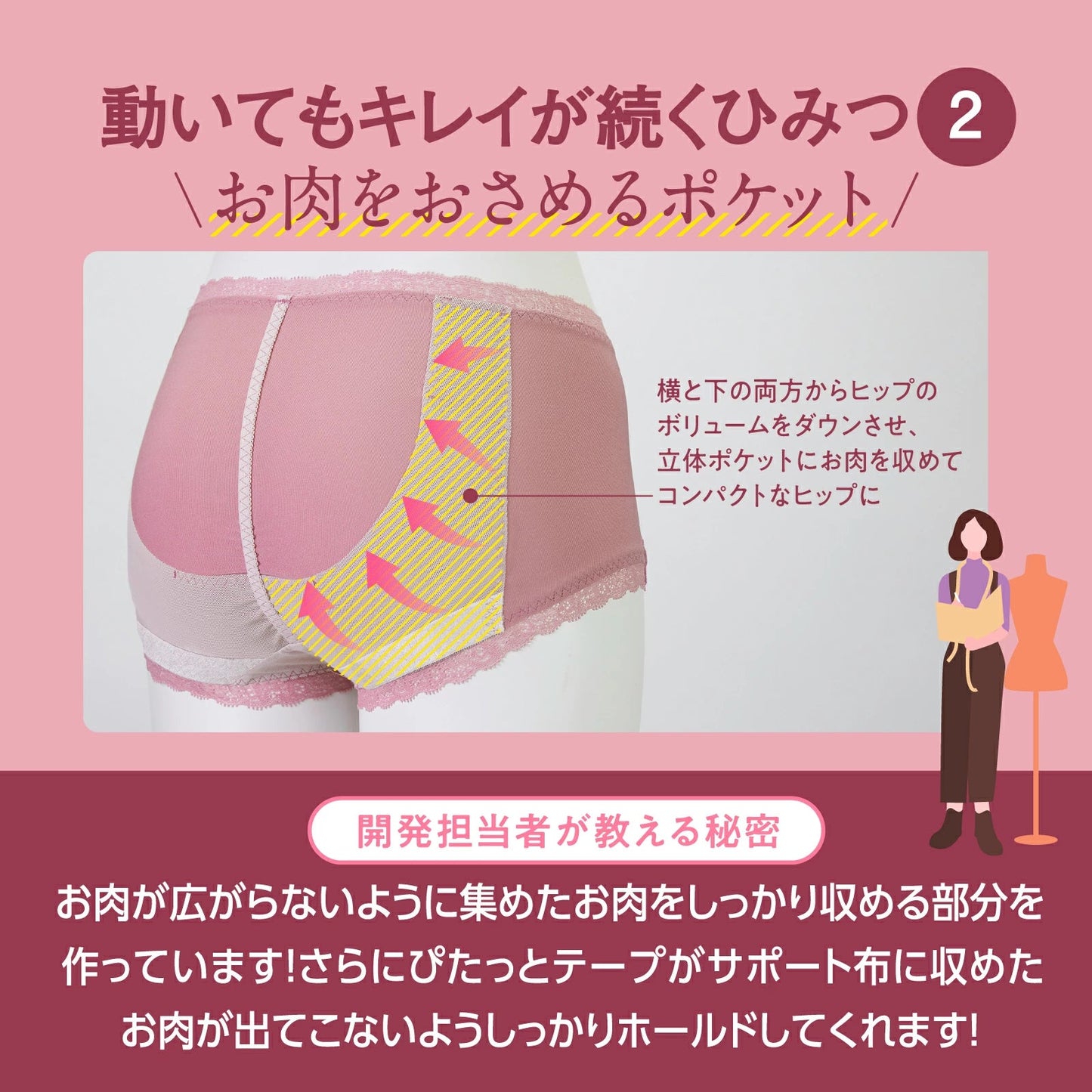 MAKE KEEP 補整ショーツ - LECIEN ルシアン