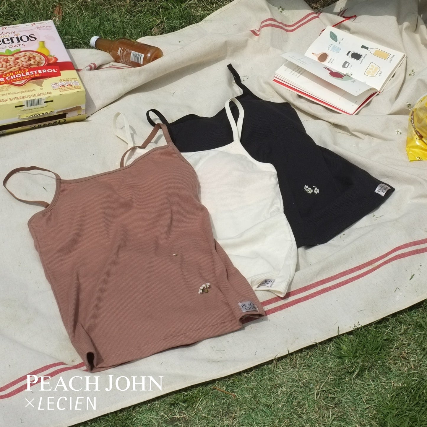 カップ付きキャミソール PEACH JOHN(ピーチジョン)コラボ NEW BASICタイプ - LECIEN ルシアン
