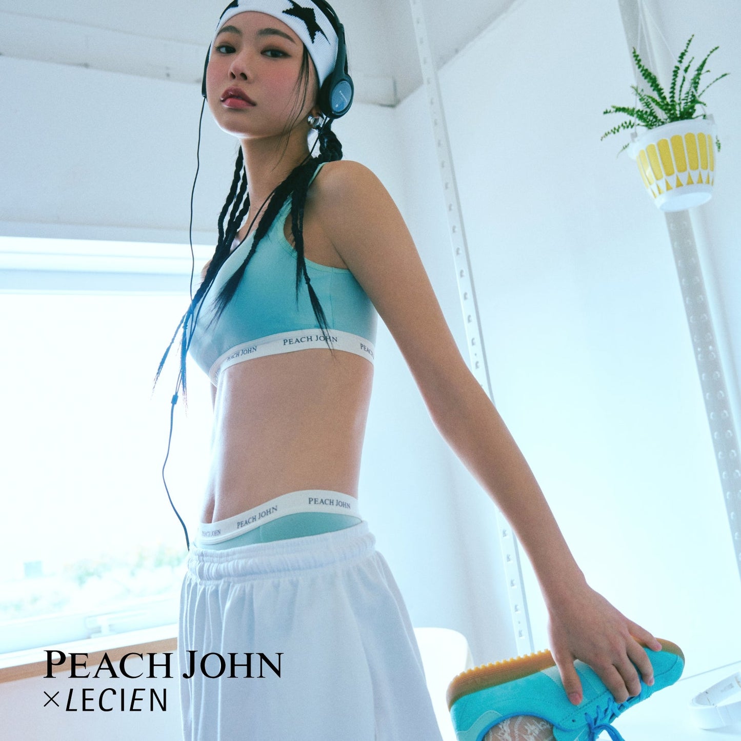ノンワイヤーブラ PEACH JOHN(ピーチジョン)コラボ SPORTSタイプ - LECIEN ルシアン