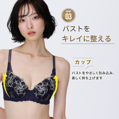 脇やせメイク ワイヤーブラ