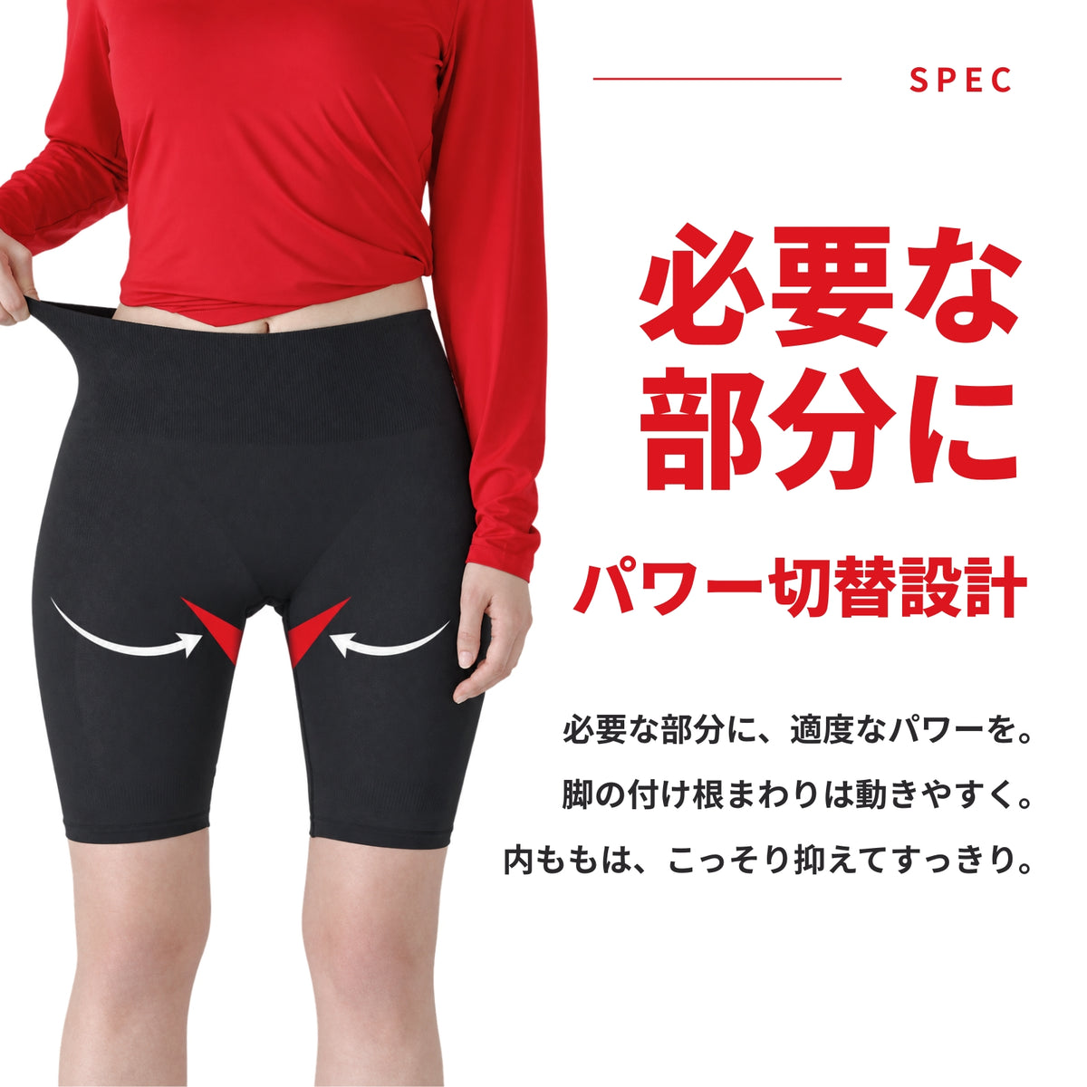 歩行サポートインナー　LocoStep　ロング丈ボトム（レディース）
