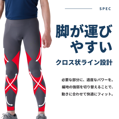 歩行サポートインナー　LocoStep　アンクル丈ボトム（メンズ）