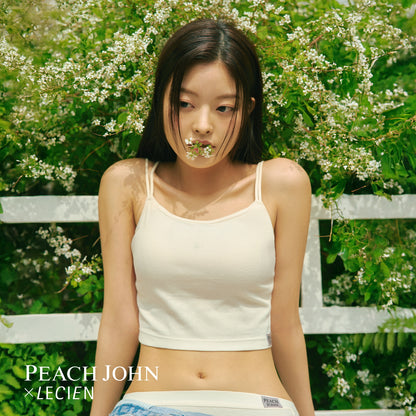 PEACH JOHN(ピーチジョン)コラボ NEW BASICタイプ カップ付き クロップドキャミソール