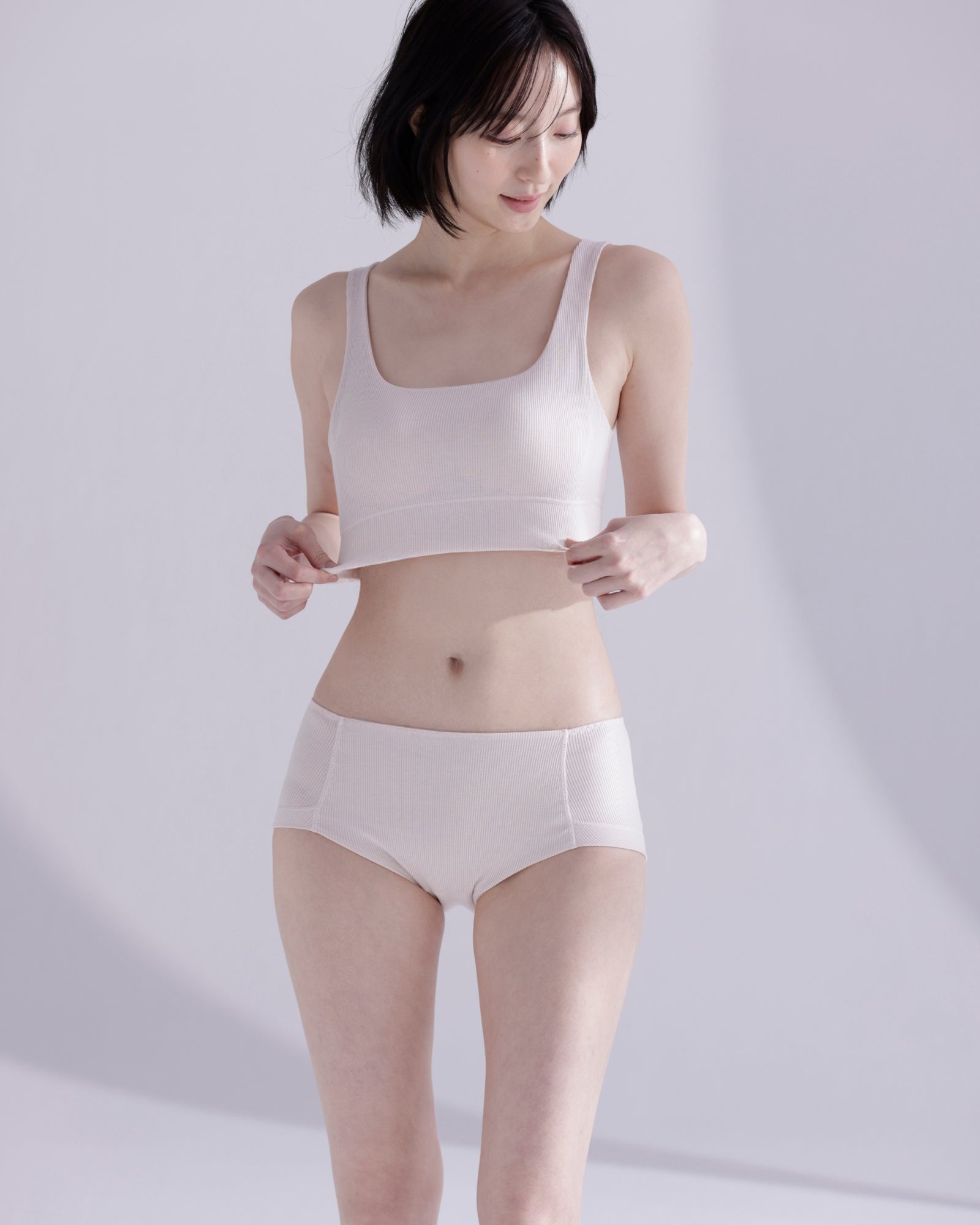 [本当に心地いい、綿の黄金バランス] menca. ペアショーツ - LECIEN ルシアン