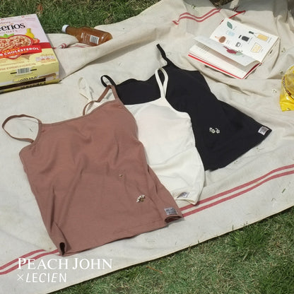カップ付きキャミソール PEACH JOHN(ピーチジョン)コラボ NEW BASICタイプ - LECIEN ルシアン