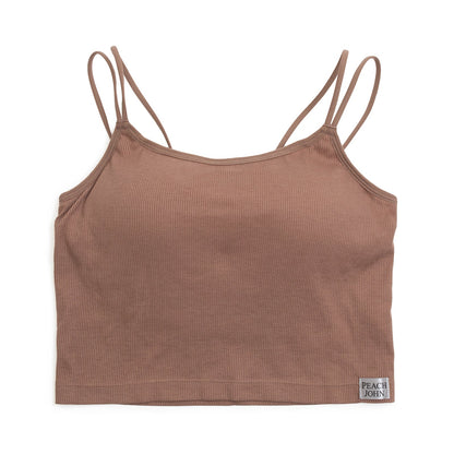 カップ付き クロップドキャミソール PEACH JOHN(ピーチジョン)コラボ NEW BASICタイプ - LECIEN ルシアン