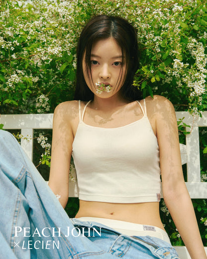 [PEACH JOHN(ピーチ・ジョン)コラボ] NEW BASIC カップ付きクロップドキャミソール - LECIEN ルシアン