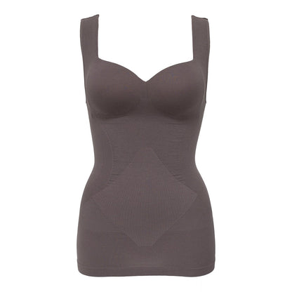 [ルシアン Powr Shape] カップ付きタンクトップ ブラック LL / 24wla039_lc2398_dailylinercuptsukitanktop.jpg