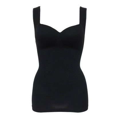[ルシアン Powr Shape] カップ付きタンクトップ ブラック LL / 24wla039_lc0006_dailylinercuptsukitanktop.jpg