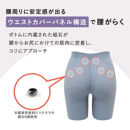 ピップエレキバンコラボ 【管理医療機器】腰こりらっくす セミロング丈 - LECIEN ルシアン