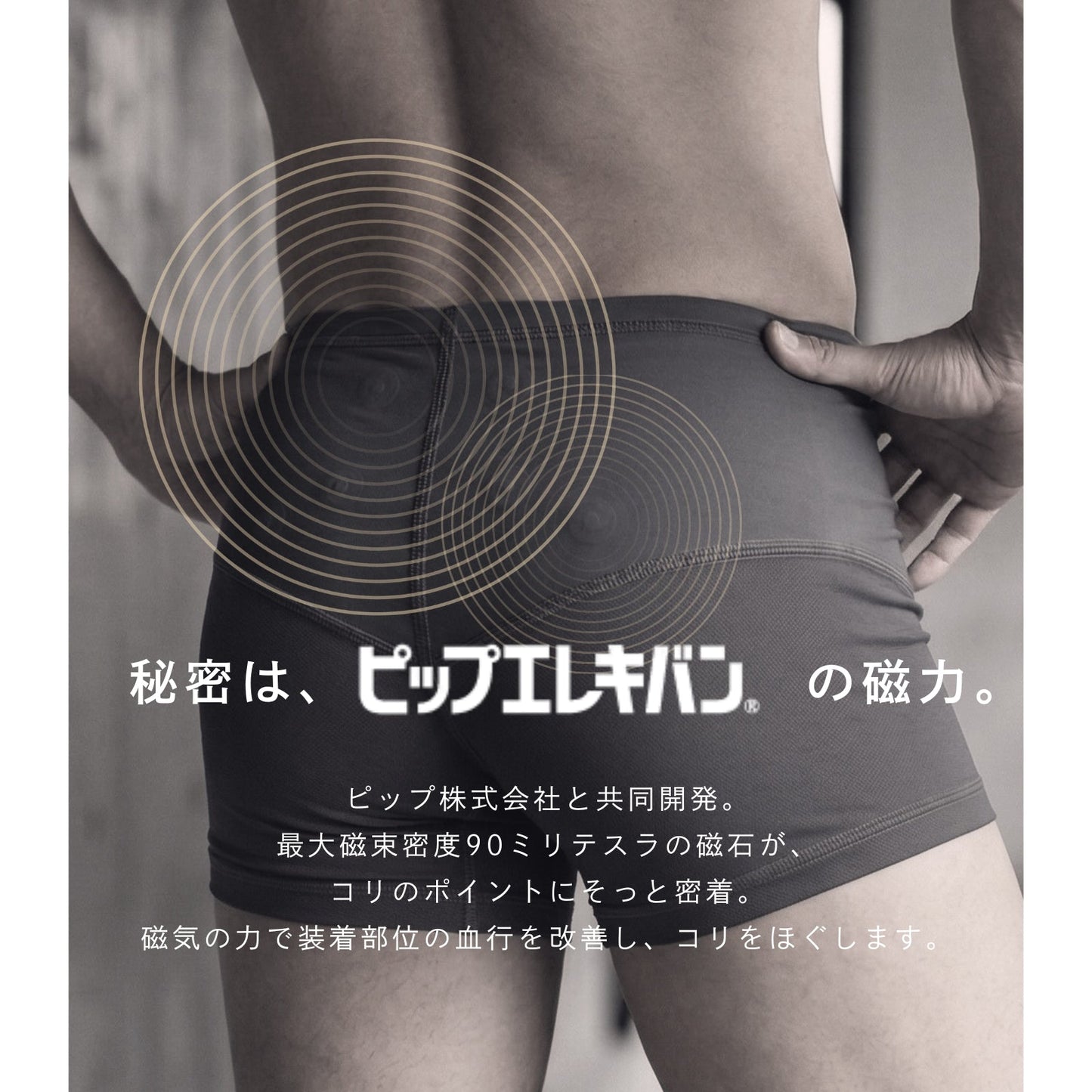 ピップエレキバンコラボ【管理医療機器】腰こりらっくす メンズボクサー - LECIEN ルシアン