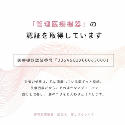 ピップエレキバンコラボ【管理医療機器】腰こりらっくすSEAMLESS　無縫製ショーツ - LECIEN ルシアン