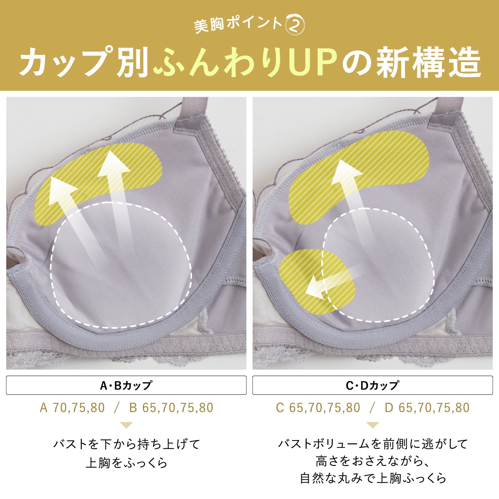 Lecien Official Online Shop] Fluffy UP Underwire Bra – LECIEN ルシアン